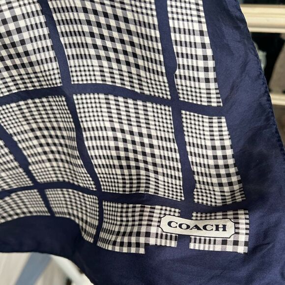 Coach scarf plaid print - Picture 4 of 5